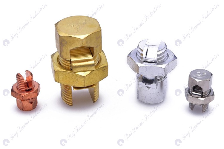 brass split bolts